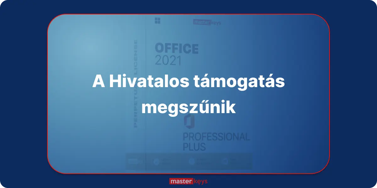 Office 2021 support vége naptár dátummal 2026 október